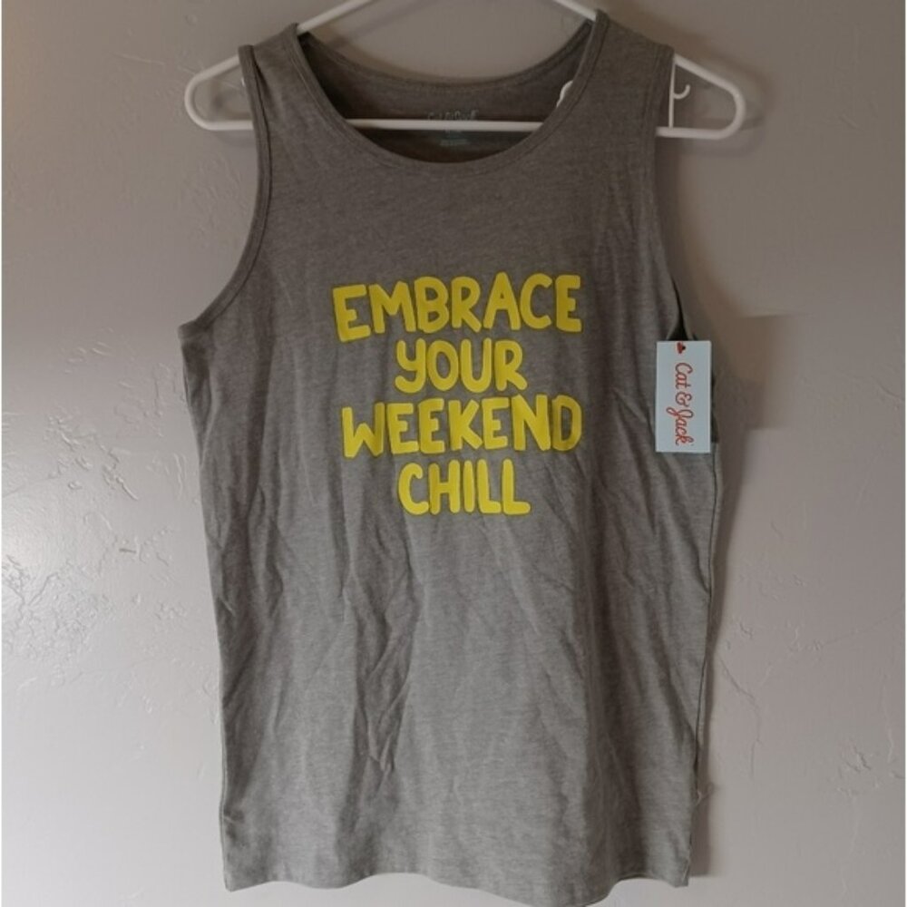 Cat &‎ Jack grey tanktop